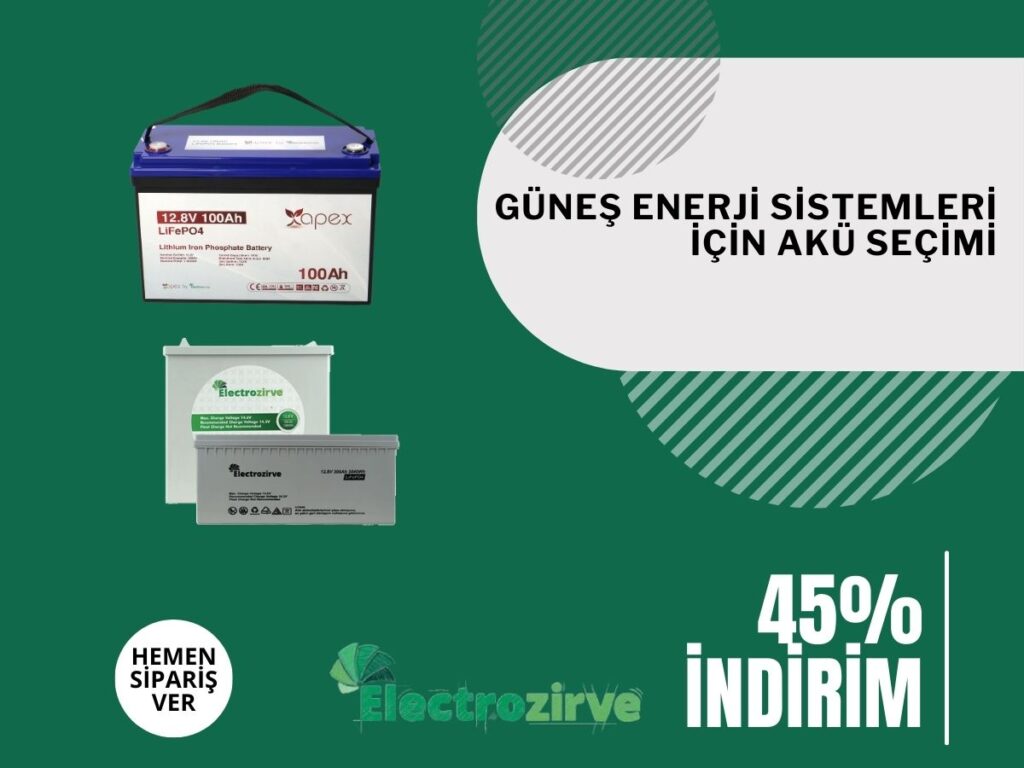 Güneş Enerji Sistemleri İçin Akü Seçimi