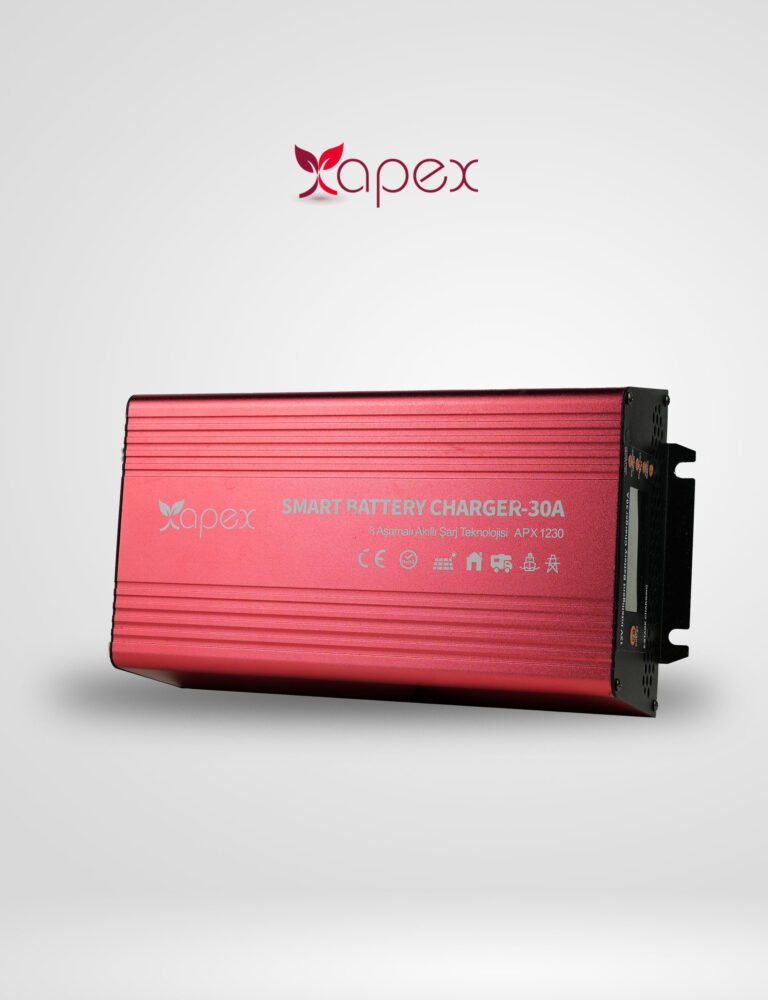 Apex Apx Ac Dc 12 Volt 30 Amper 8 Aşamalı Akü Şarj Cihazı