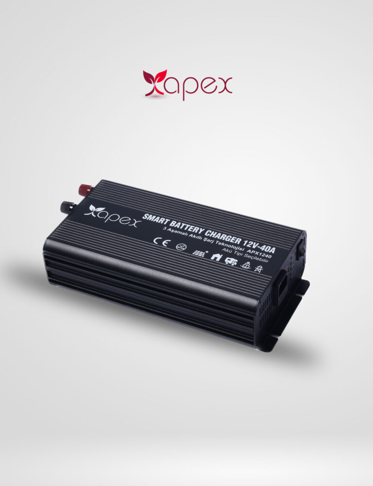 Apex apx 12 volt 40 amper akü şarj cihazı