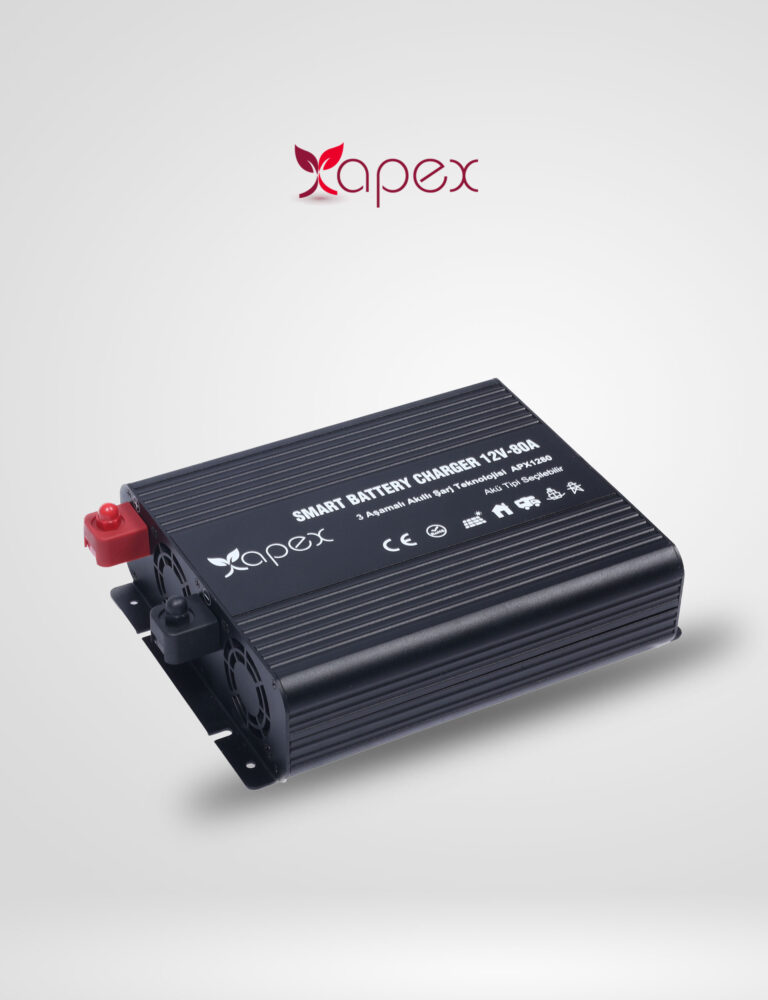 Apex apx 12 volt 80 amper akü şarj cihazı