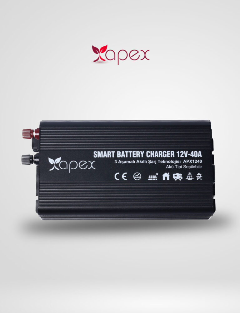 Apex apx 12 volt 40 amper akü şarj cihazı