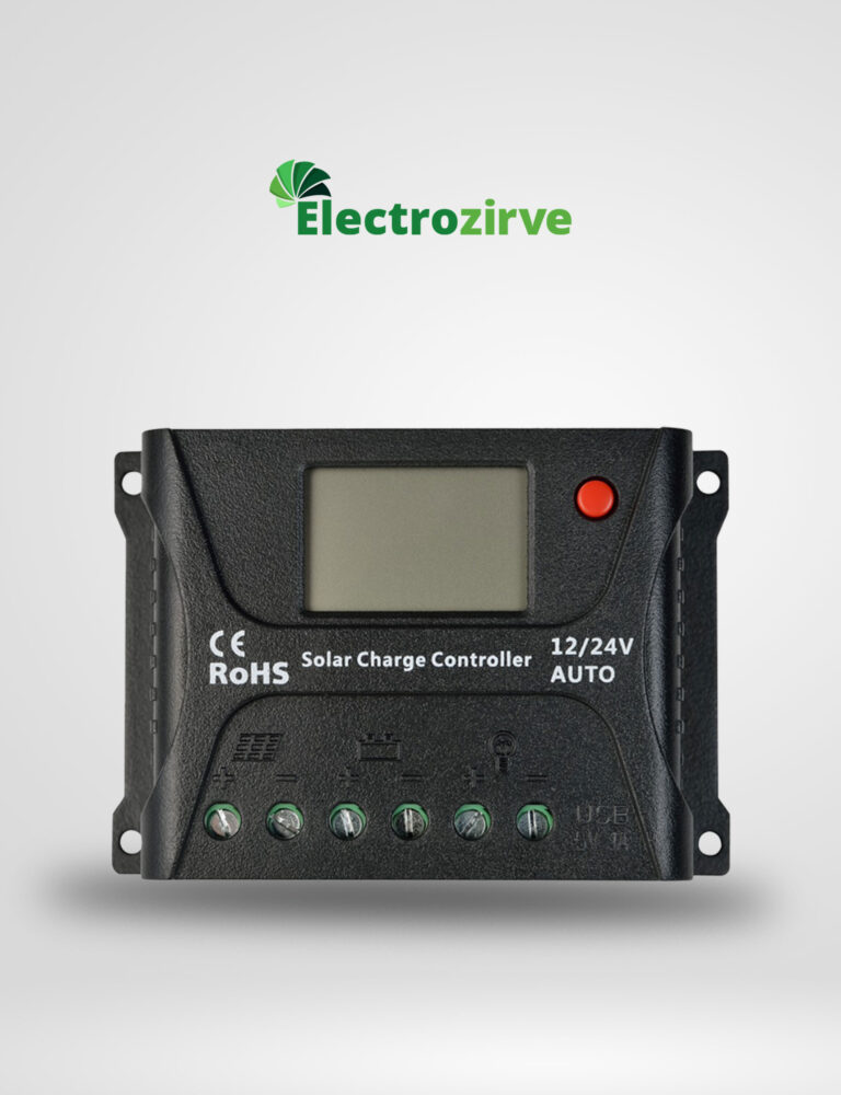 Electrozirve HP Serisi 10 Amper Pwm Şarj Kontrol Cihazı 12Volt 24Volt