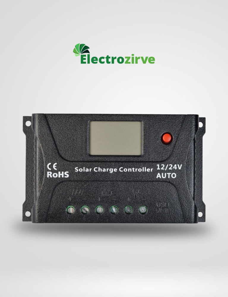 Electrozirve HP Serisi 10 Amper Pwm Şarj Kontrol Cihazı 12Volt 24Volt