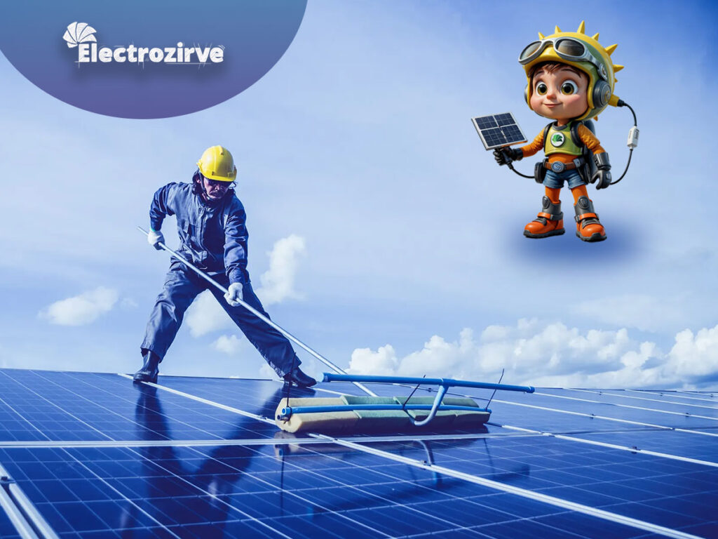 solar panel cleaning
