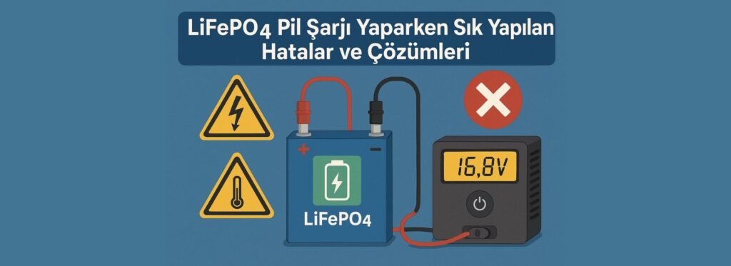 LiFePO4 Pil Şarjı Yaparken Sık Yapılan Hatalar ve Çözümleri